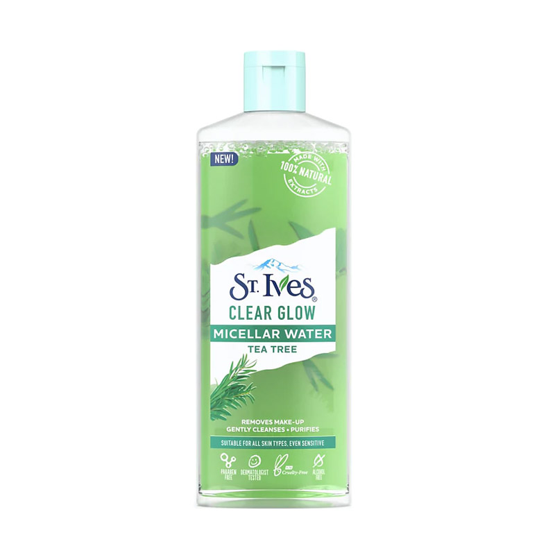 میسلار واتر مدل CLEAR GLOW حاوی عصاره درخت چای