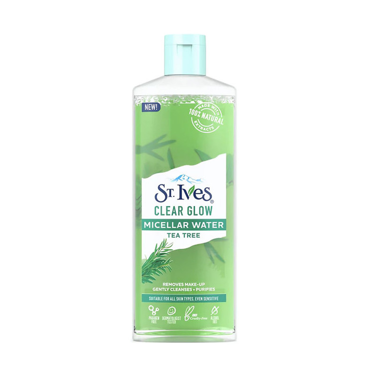 میسلار واتر مدل CLEAR GLOW حاوی عصاره درخت چای