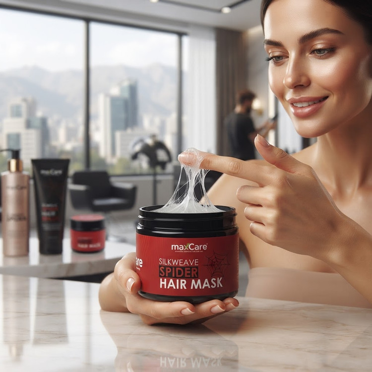 ماسک مو عنکبوتی حرفه ای 500 میل ایتالیایی مکس کر maxCare